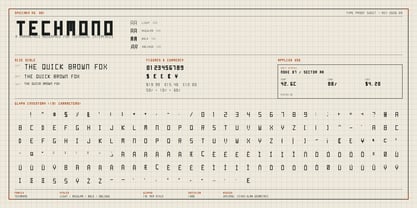 Techmono Font Poster 14