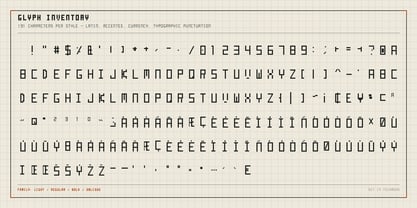 Techmono Font Poster 15
