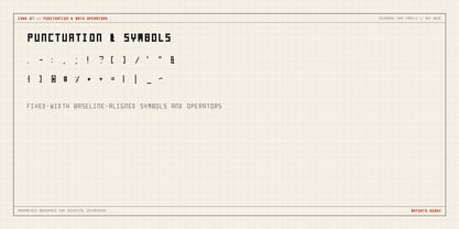 Techmono Font Poster 12