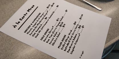 Bohy Font Poster 4