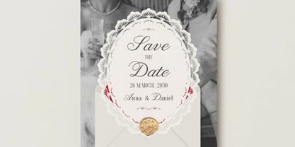 Vienna Romance Font Poster 6