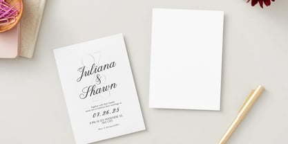 Vienna Romance Font Poster 4