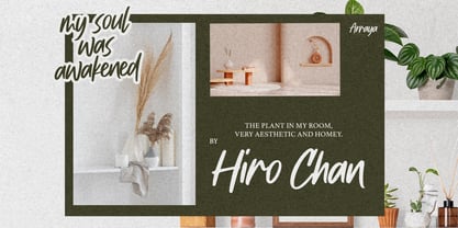 Arraya Font Poster 2
