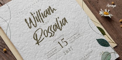 Arraya Font Poster 8
