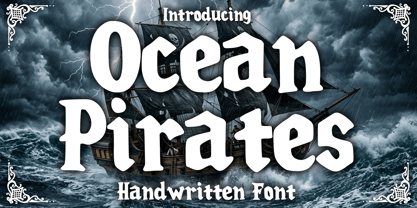 Ocean Pirates Font Poster 1