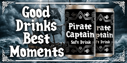 Ocean Pirates Font Poster 2