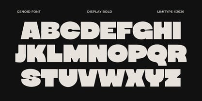Genoid Font Poster 9
