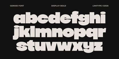 Genoid Font Poster 10