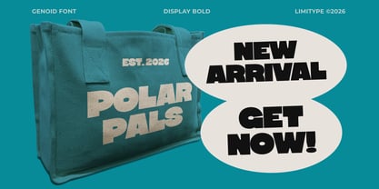 Genoid Font Poster 7
