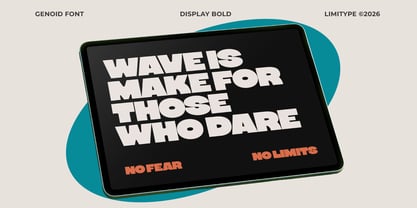 Genoid Font Poster 8