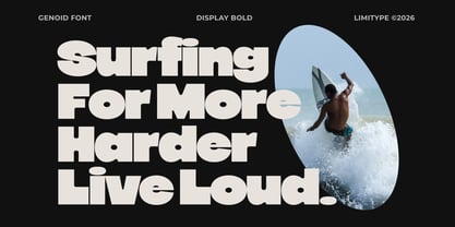 Genoid Font Poster 4