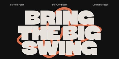 Genoid Font Poster 2