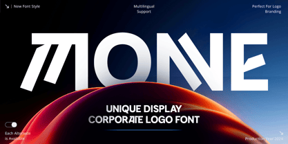 Monne Font Poster 1