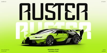 Ruster Font Poster 1