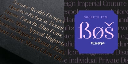 Sogreth Font Poster 10