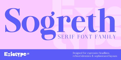 Sogreth Font Poster 1