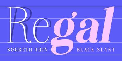 Sogreth Font Poster 12
