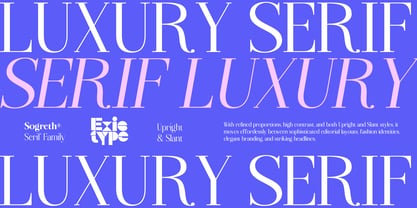 Sogreth Font Poster 4