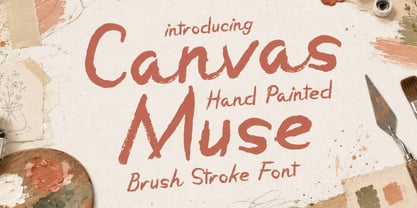Canvas Muse Font Poster 1