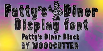 Pattys Diner Font Poster 1