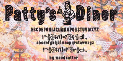 Pattys Diner Font Poster 4