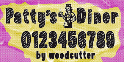 Pattys Diner Font Poster 6