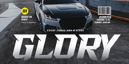 Racing Starter Font Poster 8