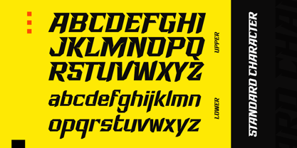 Racing Starter Font Poster 4