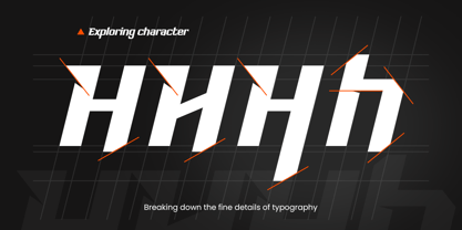 Racing Starter Font Poster 3