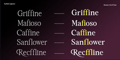 Bentico Font Poster 7
