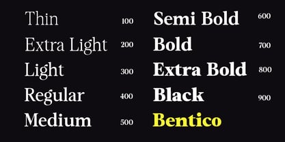Bentico Font Poster 9