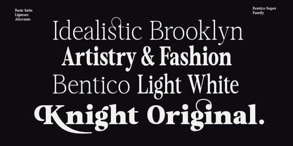Bentico Font Poster 4