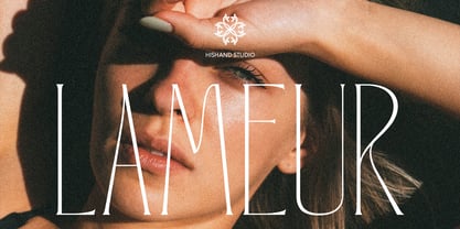 Lameur Font Poster 1