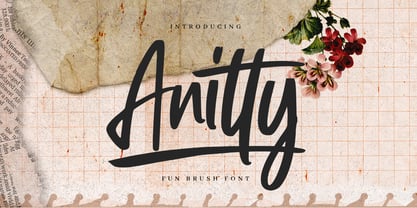 Anitty Font Poster 1