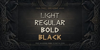 Ravnar Elder V2 Font Poster 2