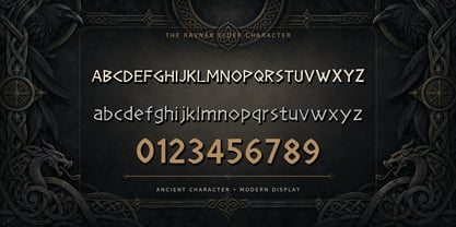 Ravnar Elder V2 Font Poster 4