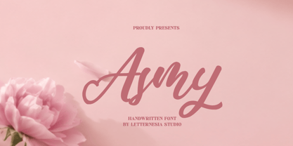 Asmy Font Poster 1