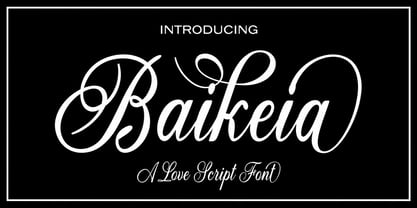 Baikeia Font Poster 1
