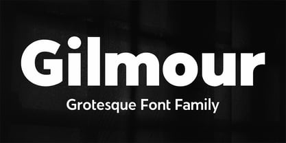 Gilmour Font Poster 1