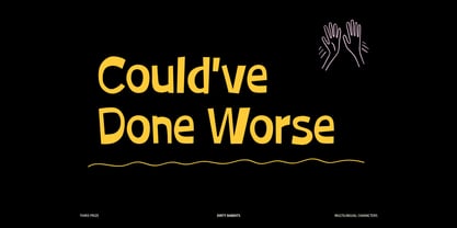 Third Prize Font Poster 3