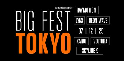 Glorious Condensed Font Poster 3