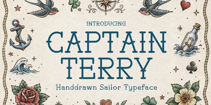 Captain Terry Font Poster 1