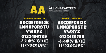 Brain Eater Font Poster 12