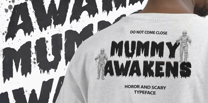 Brain Eater Font Poster 2