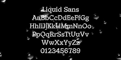 Yoon Liquid Sans Variable Font Poster 3