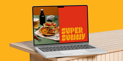 Sunny Dinner Font Poster 7