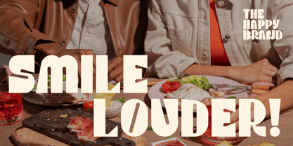 Sunny Dinner Font Poster 8