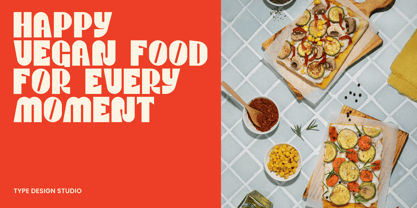 Sunny Dinner Font Poster 11