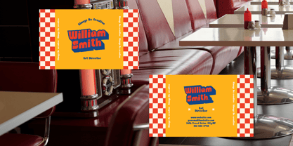 Sunny Dinner Font Poster 5