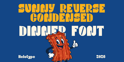 Sunny Dinner Font Poster 9